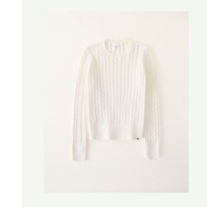 *NWT* Abercrombie Kids Cable Stitch Crewneck Sweater, size 11/12